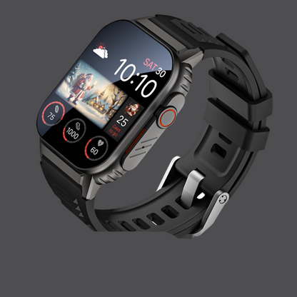 Military-Grade Smartwatch for Fitness & Health with Bluetooth Calling