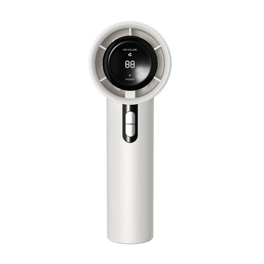 Portable Silent Fan with 12-Hour Battery Life and 1-100 LED Display, USB Rechargeable, Ideal for Outdoor Activities such as Camping, Hiking, Fishing, and Hunting