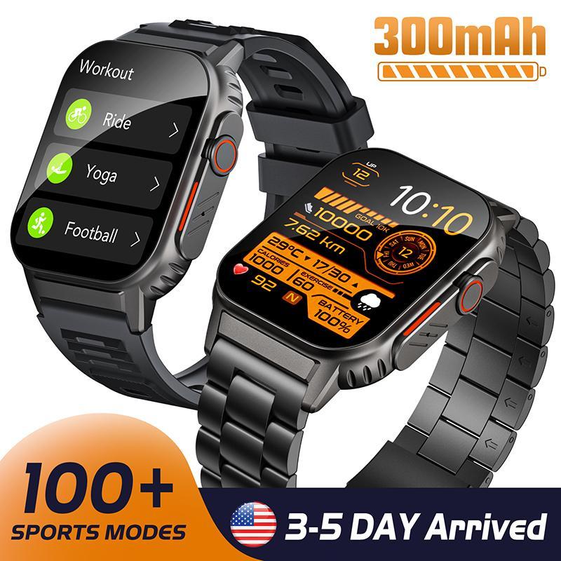 Military-Grade Smartwatch for Fitness & Health with Bluetooth Calling