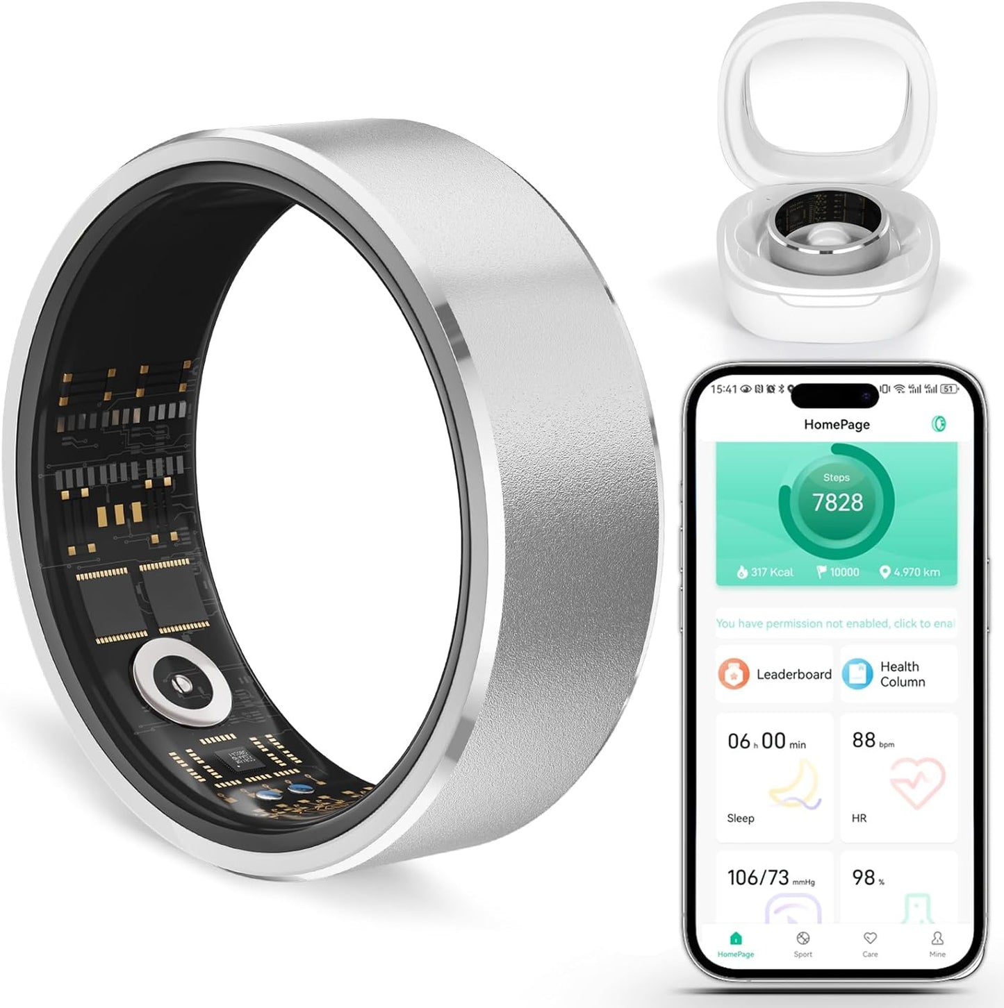 Smart Ring Fitness Tracker Ring