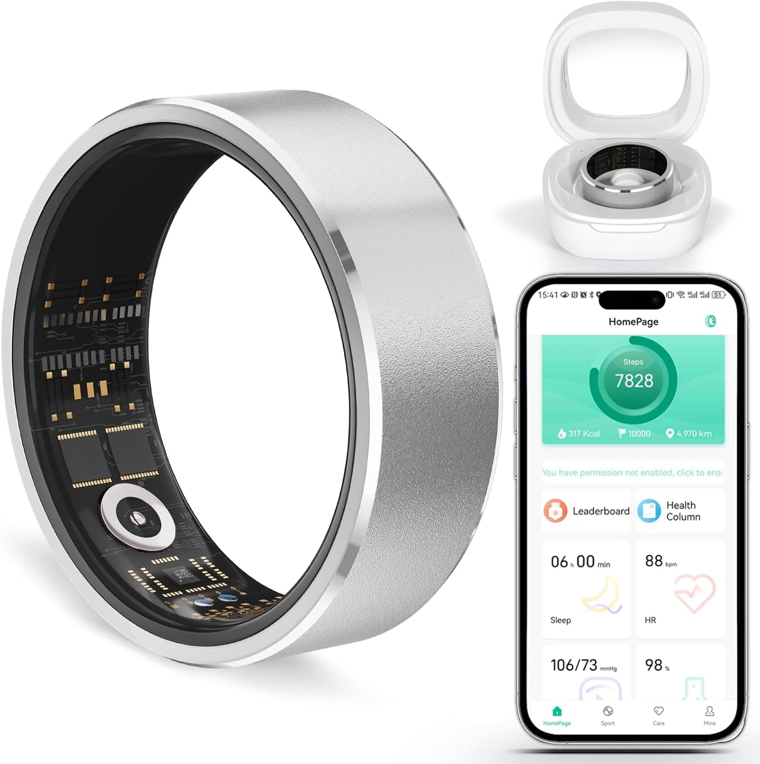 Smart Ring Fitness Tracker Ring